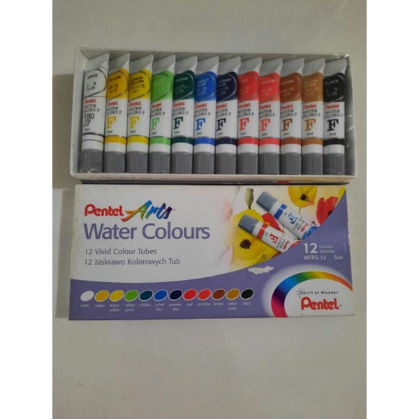 

Cat Air Pentel/Water Colours 12 Warna