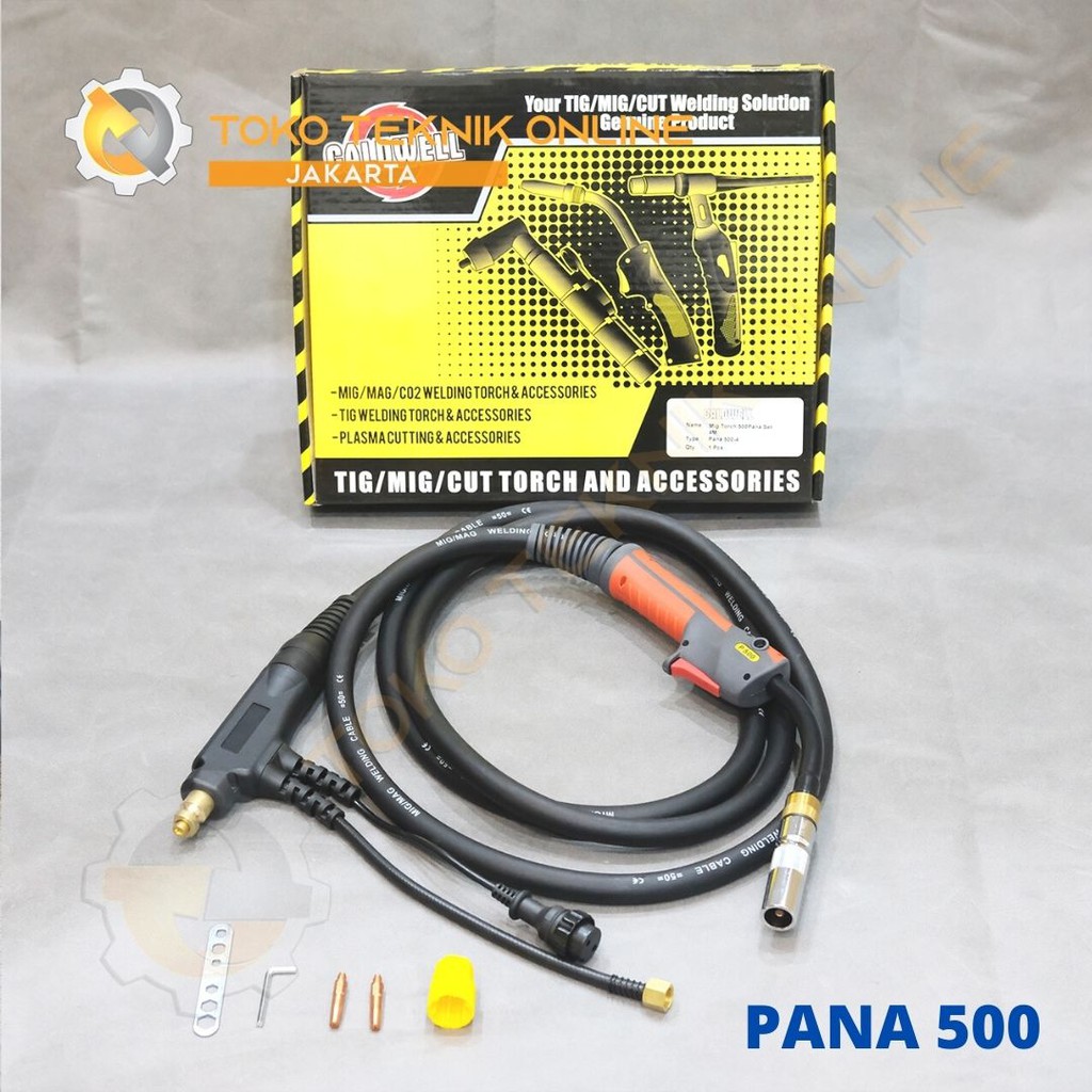 MIG TORCH TIPE PANA 500 - MIG WELDING GUN TORCH - CALDWELL