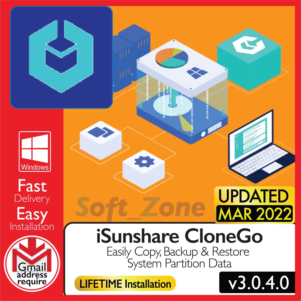 

Snshr ClnG 3.0.4.0 - Esly Cpy, Bckp & Rstr Systm r Prttn Dt [WINDOWS x64] - Dgtl Dwnld