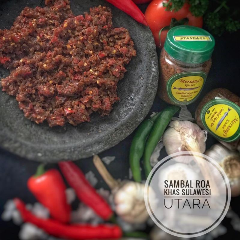 

Sambal Roa Khas Manado Mersang 100gr & 180gr
