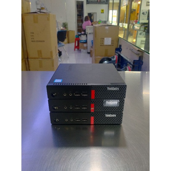 MINI PC LENOVO M91Q I7 7700T RAM 8 GB SSD 512 GB ADAPTOR ORIGINAL SIAP PAKAI