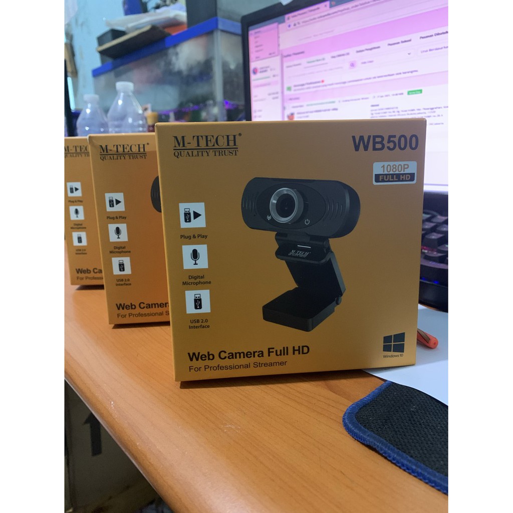 Webcam M-Tech WB500 Full HD 1080p