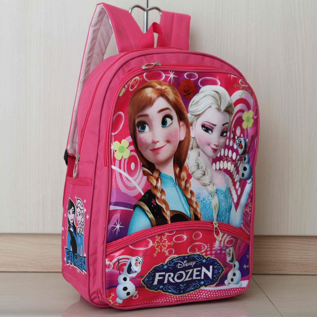 Jual Tas Ransel Sekolah Les Anak PAUD SD TK Tas Frozen Tas Cewek Kids