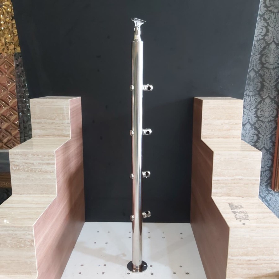 Tiang Railing Tangga Stainless RK 96