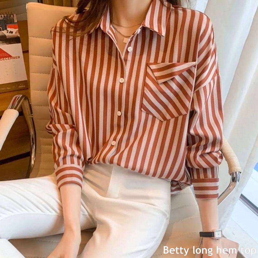 Betty long hem top - Thejanclothes