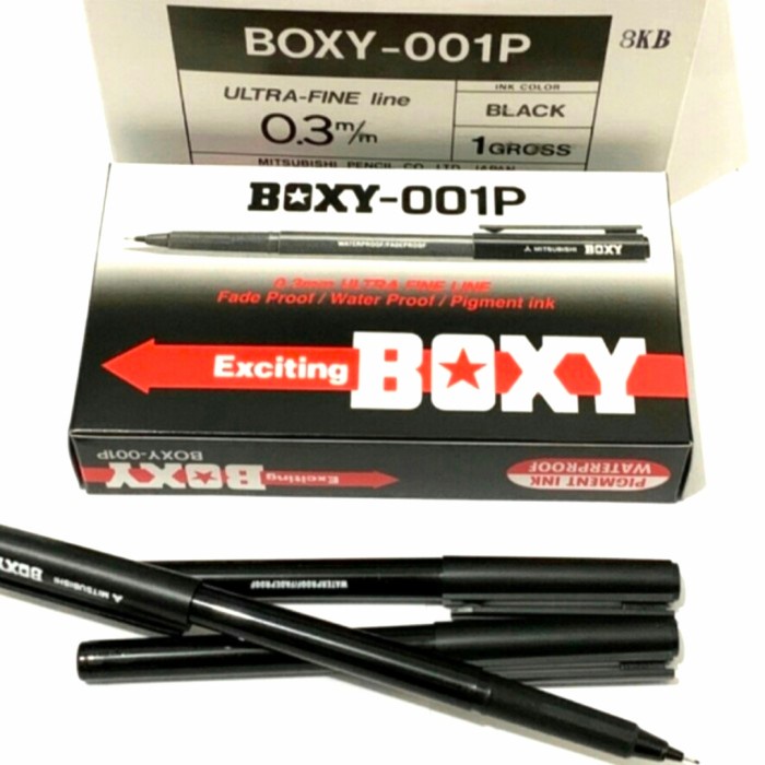 

Pulpen BOXY 001P - Hitam