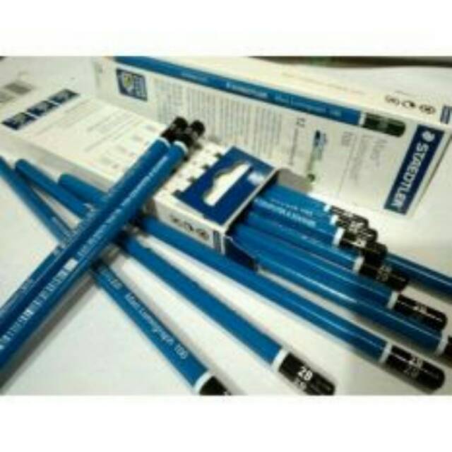 

Pensil 2b staedler (1pack isi 12 pcs)