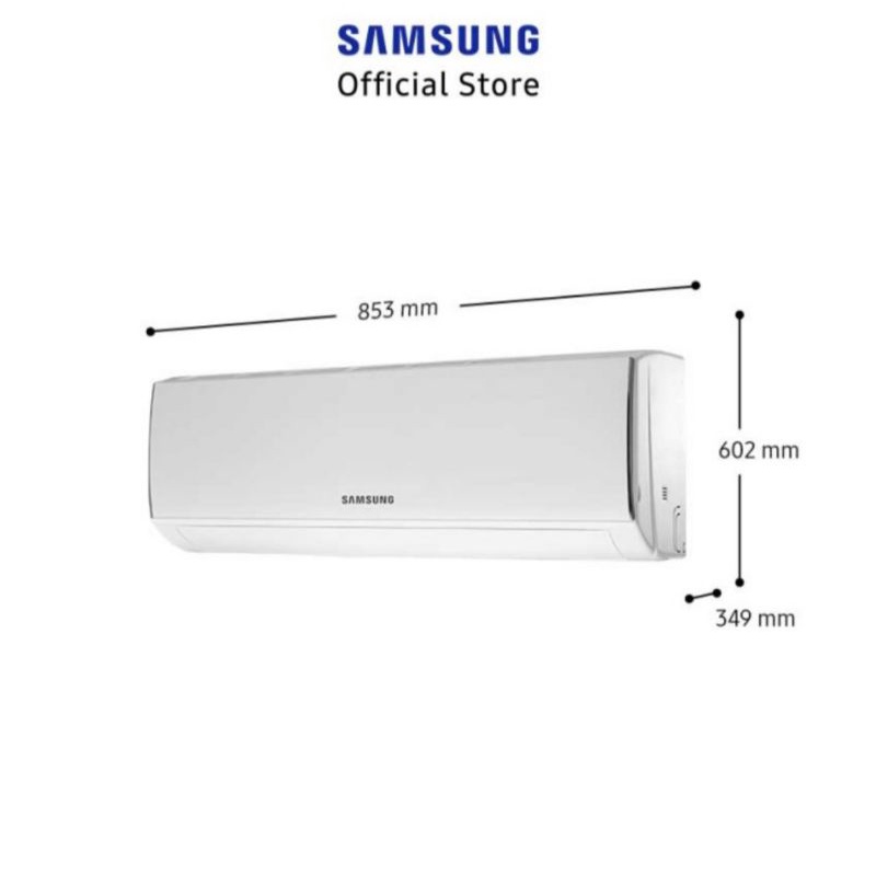 AC SAMSUNG 1/2 PK LOW WATT BLUE FIN + INSTALASI &amp; MATERIAL