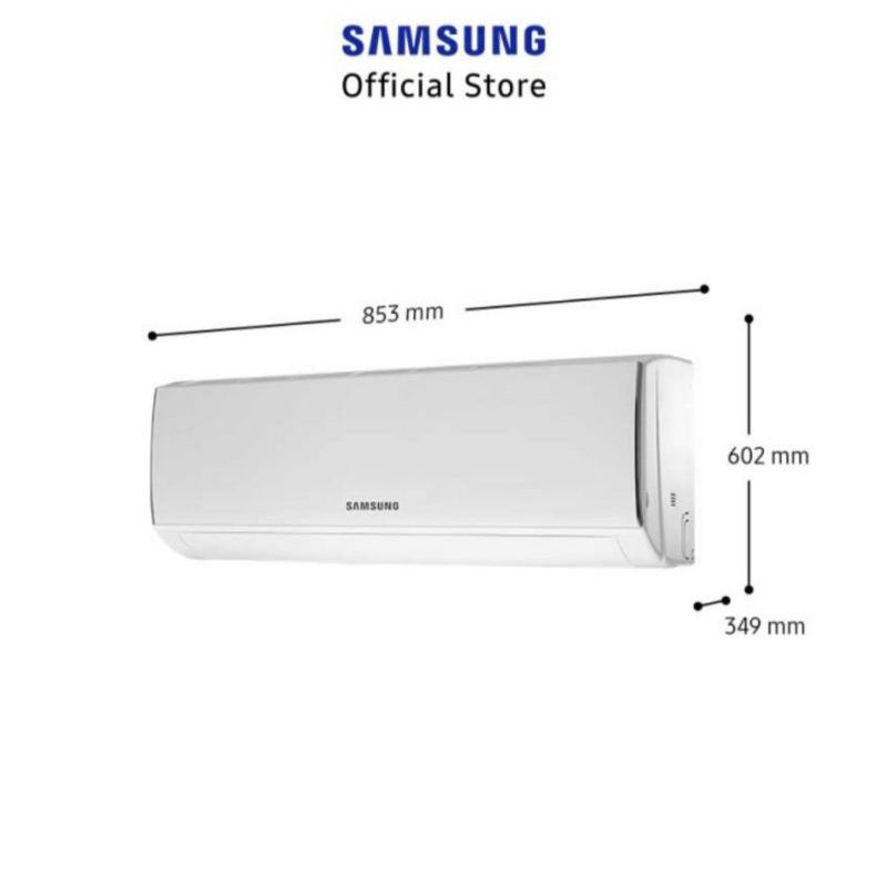 AC SAMSUNG 1/2 PK LOW WATT BLUE FIN + INSTALASI &amp; MATERIAL