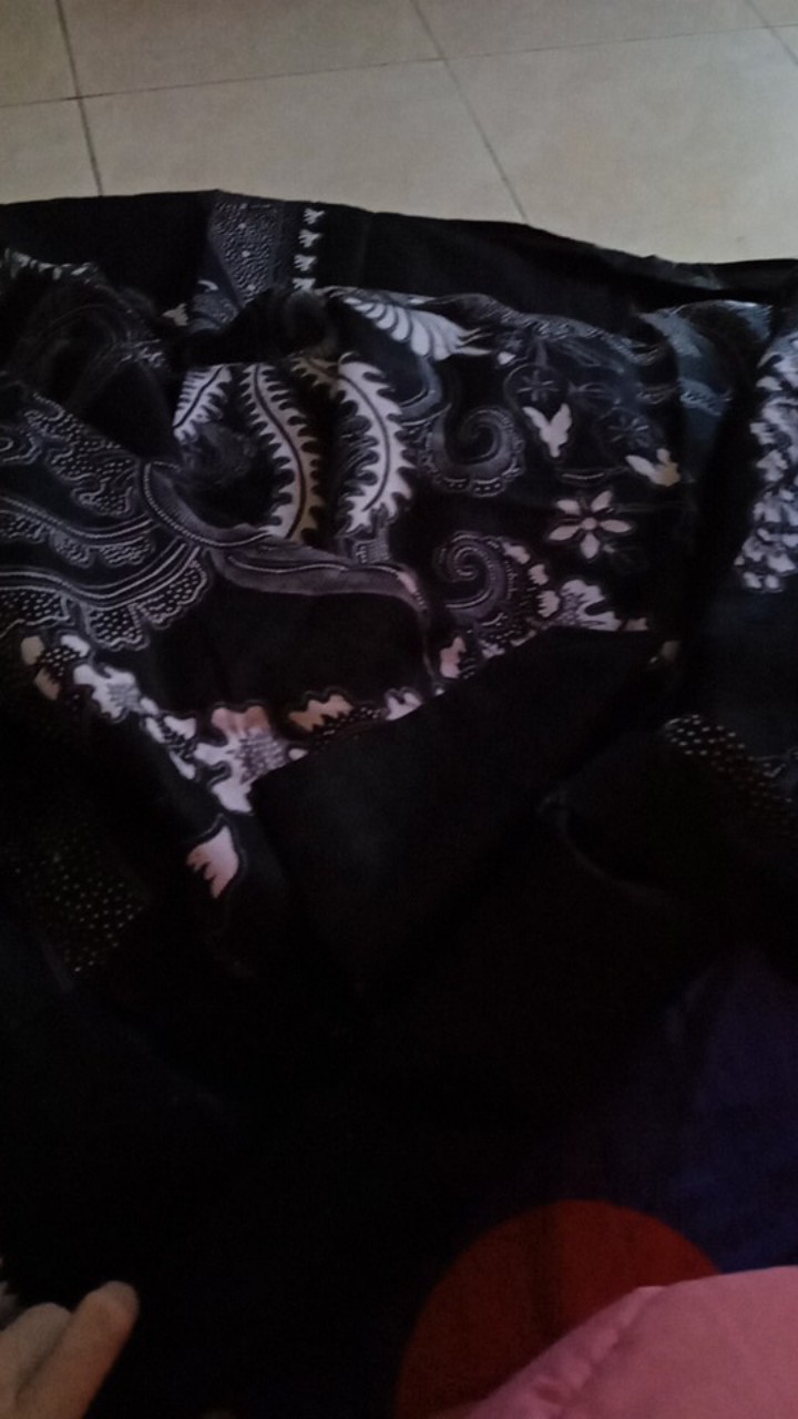 Gamis Batik Kopel Lengan Panjang Pria Lengan Panjang