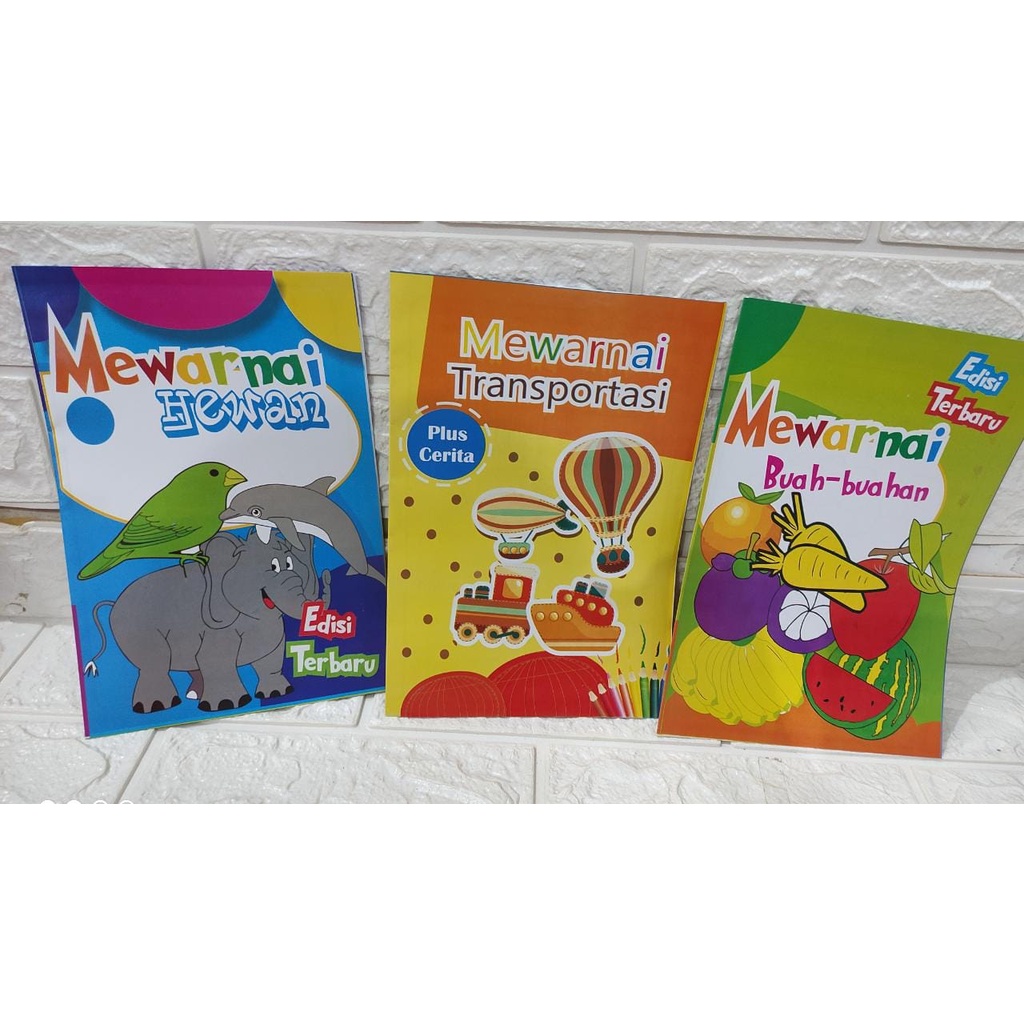 

BUKU MEMBACA DAN MEWARNAI ISI 10 PCS TERMURAH/BUKU MEWARNAI HEWAN DAN KARTUN