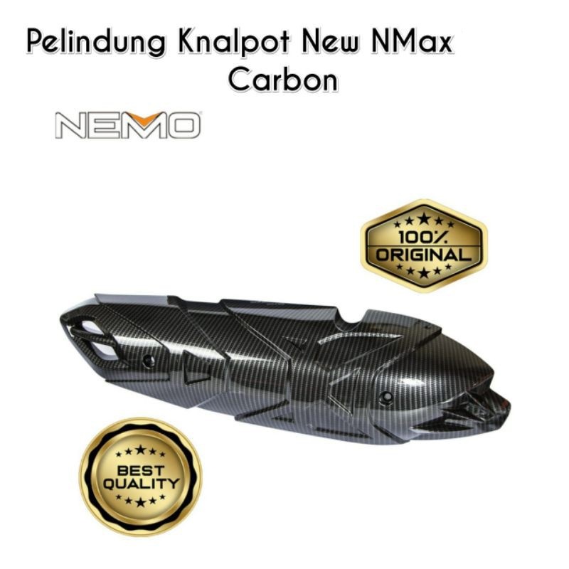 Cover Knalpot Nmax New 2020-2021-2022 Tutup Knalpot Nmax New 2020-2022 Karbon