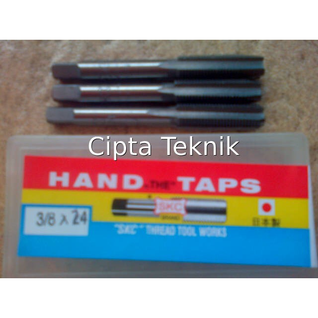 Hand Tap SKC 3/8 inchi x 24 UNF HandTap SKC 3/8inchix24 UNF Tap Ulir Baut 3/8inch