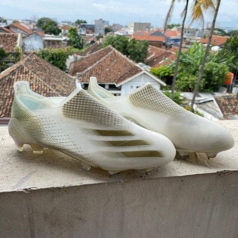 Sepatu Bola Adidas X Ghosted+ White Chrome
