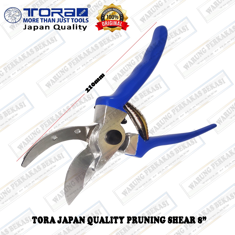 

Tora Japan Quality 8in Gunting Potong Tanaman Bonsai Buah Ranting Dahan 210mm Pruning Shear