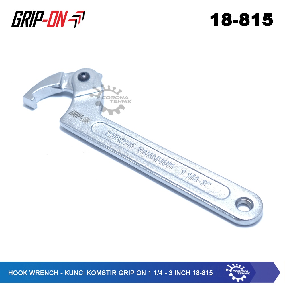 Kunci Komstir Grip On 1 1/4 - 3 Inch 18-815 - Hook Wrench