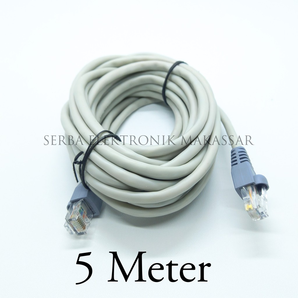 Kabel Lan Data Internet Cat5 5 Meter 10 Meter