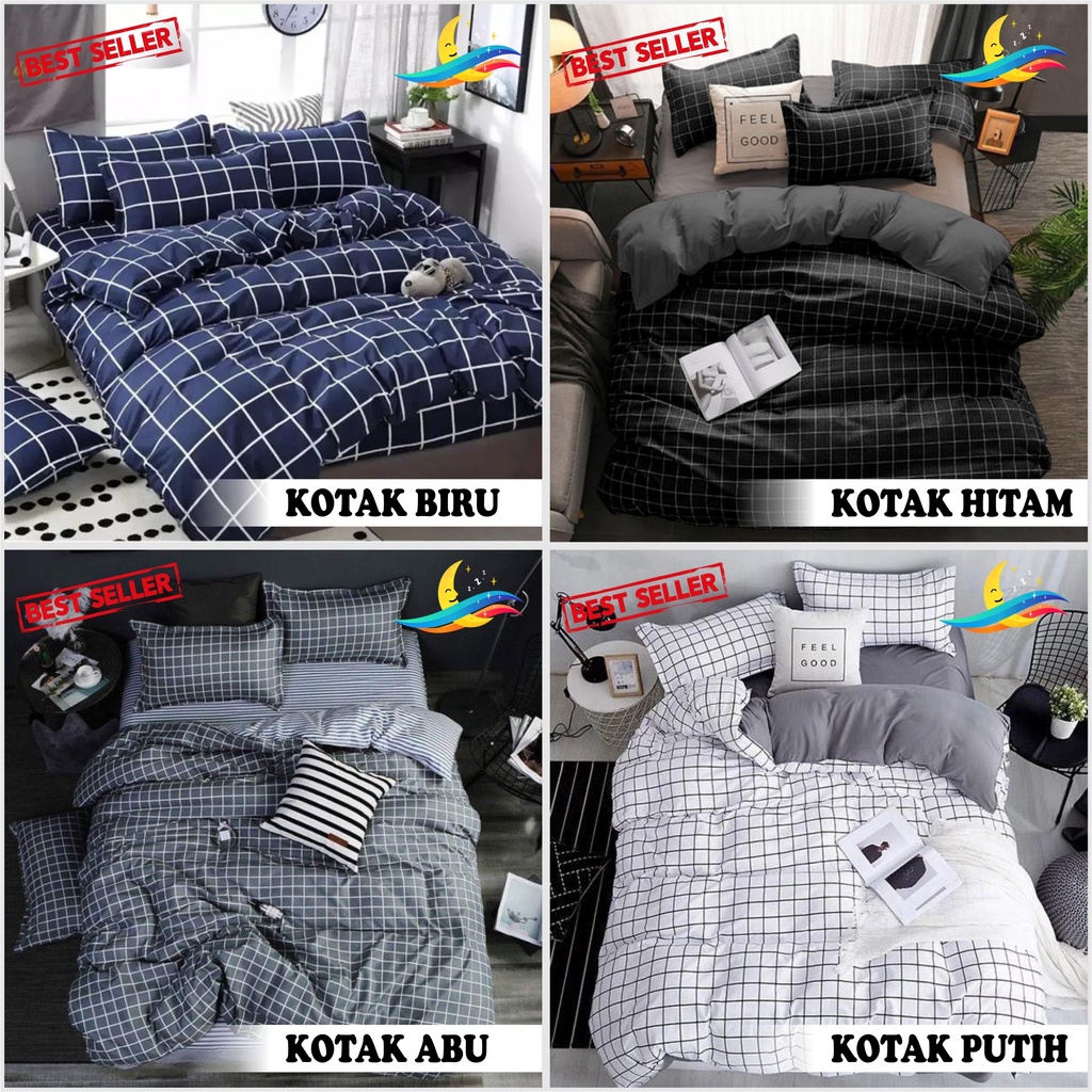 sprei homemade motif aesthetic ukuran 180x200 dan 160x200