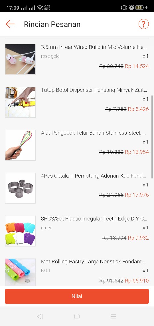 Alat Pengocok Telur Bahan Stainless Steel, Warna Dikirim Acak