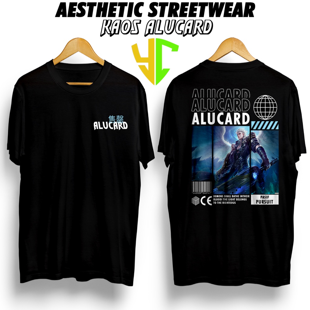 YC Kaos StreetWear Hero ML (ALUCARD EPIC) Bisa Request Hero, Kaos Pendek Pria Kaos Premium Kaso Stre