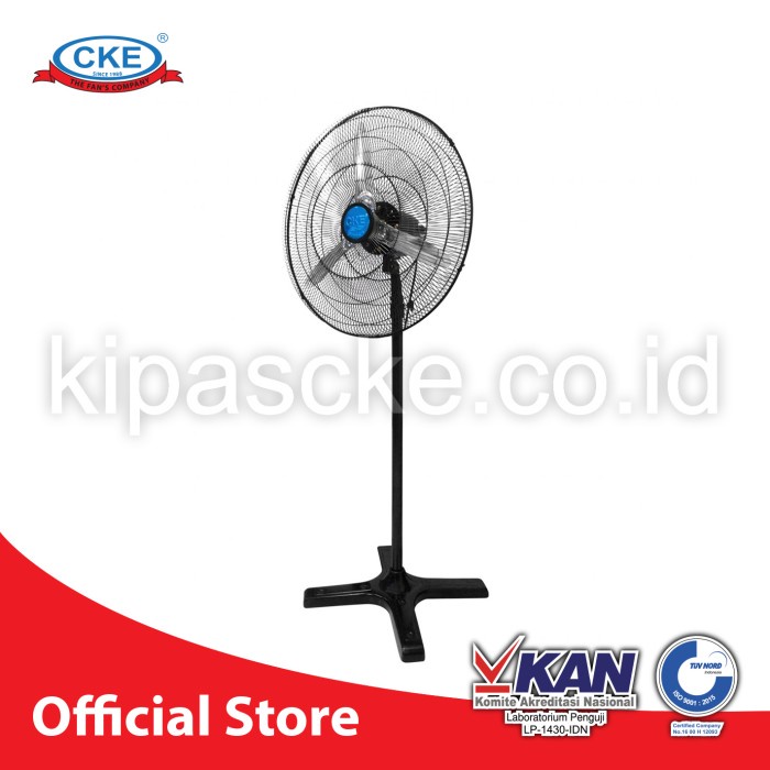 Promo CKE Stand Fan SF-ECO-75A-TH 30 Inch Kipas Angin Berdiri Kipas Industri