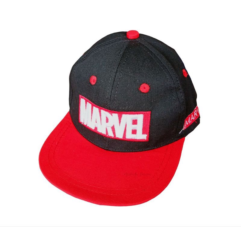 Topi Marvel Topi Snapback Hiphop Marvel Topi Anak Marvel usia 3 sampai 12 tahun