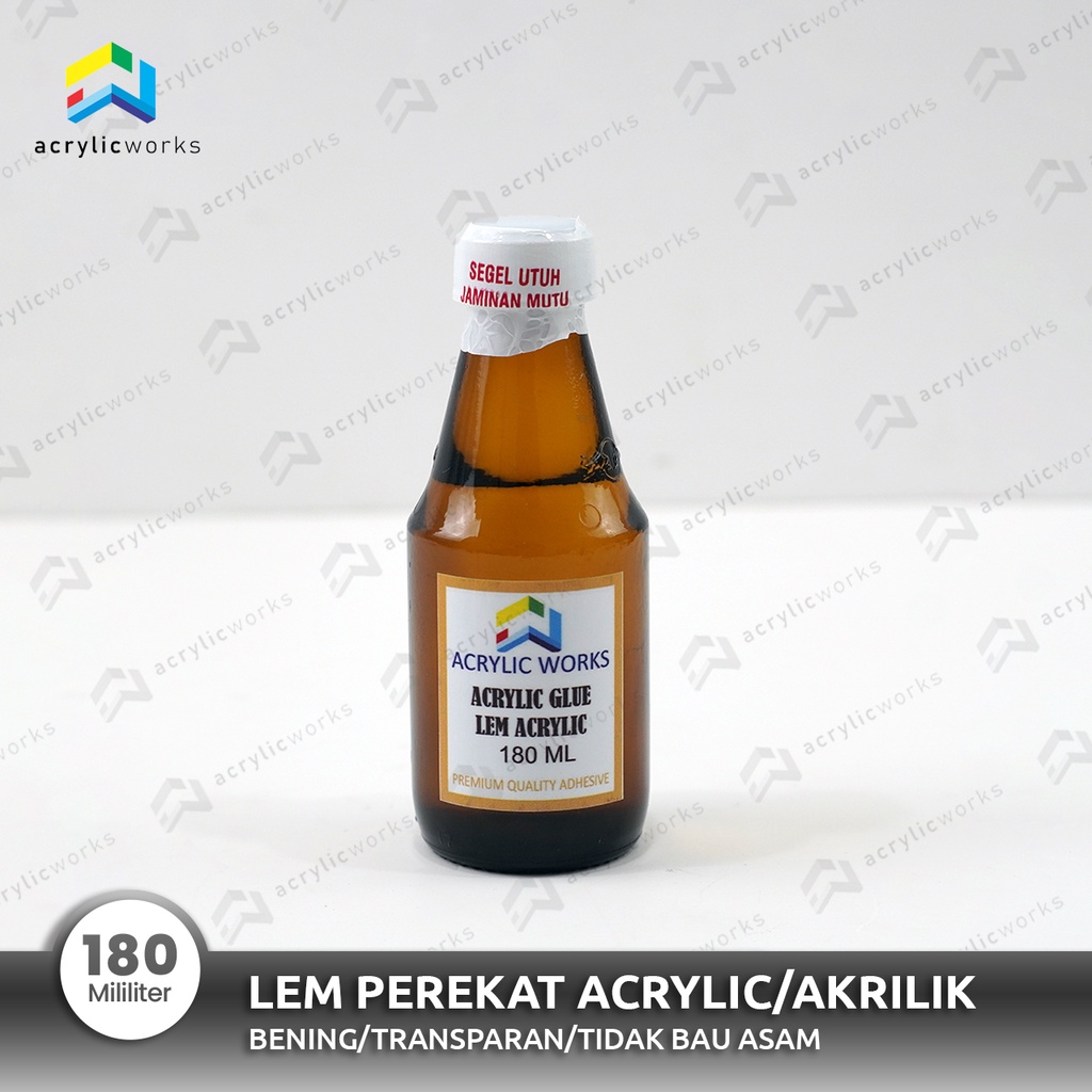 

Lem Acrylic/Akrilik 180 ml I Transparan I Tidak Bau Asam