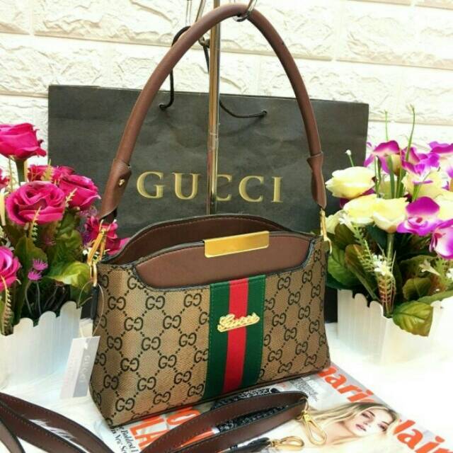 GUCCI RORICA 3 RUANG(Tas Import,Tas Fashion wanita)