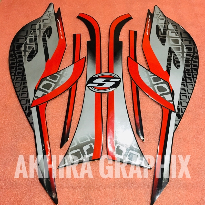 Striping scoopy sporty 2019 2020 hitam