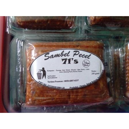 

Sambal Pecel / Bumbu Pecel Khas Purbalingga