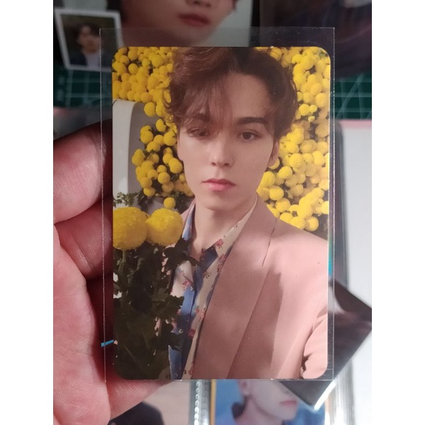 BOOKED PC PHOTOCARD YOUR CHOICE ONE SIDE VERNON SEVENTEEN