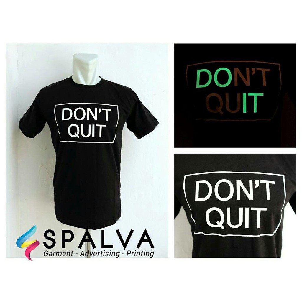 Sablon Glow In The Dark / Sablon GID / Sablon GITD / Sablon Fosfor