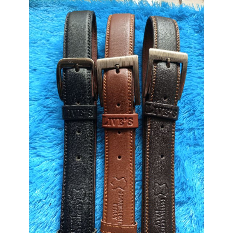 ikat pinggang peria mudel ikat pinggang kulit imitasi sabuk peria model tusuk