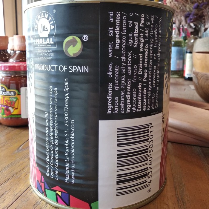 

Gg0Hh La Rambla Pitted Black Olives 3Kg / Buah Zaitun Hitam Ds0kk