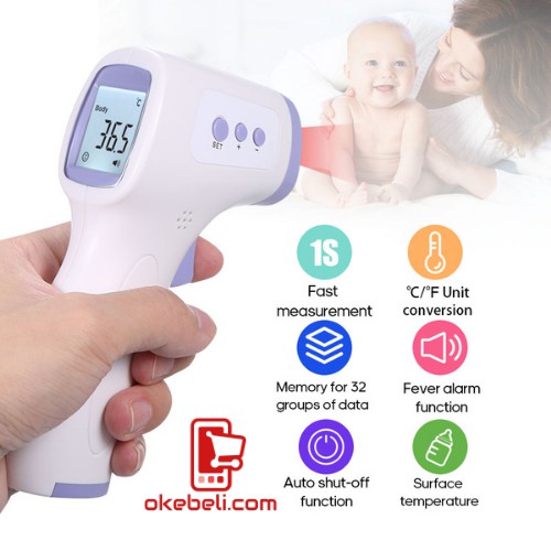 Termometer Infrared Termogun Tembak Alat Ukur Suhu Tubuh