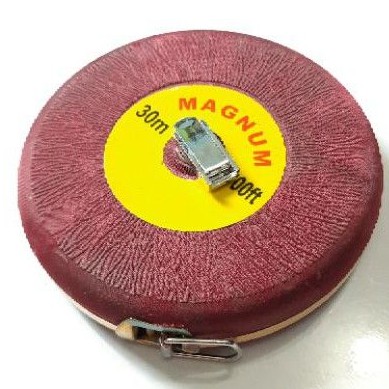Meteran Gulung 30 Meter × 100ft / Meteran Bulat / Meteran Kain