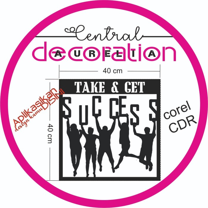 

Murah Dekorasi dinding - cantik design original - bukan stiker 40cm