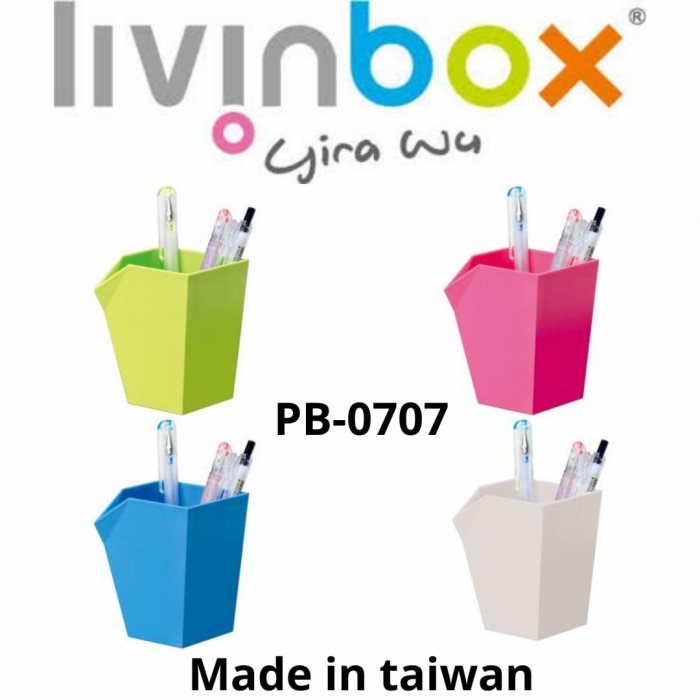 

Gilaa!!! Tempat Pensil Pb-0707 Livinbox Pen And Pencil Holder Bagus