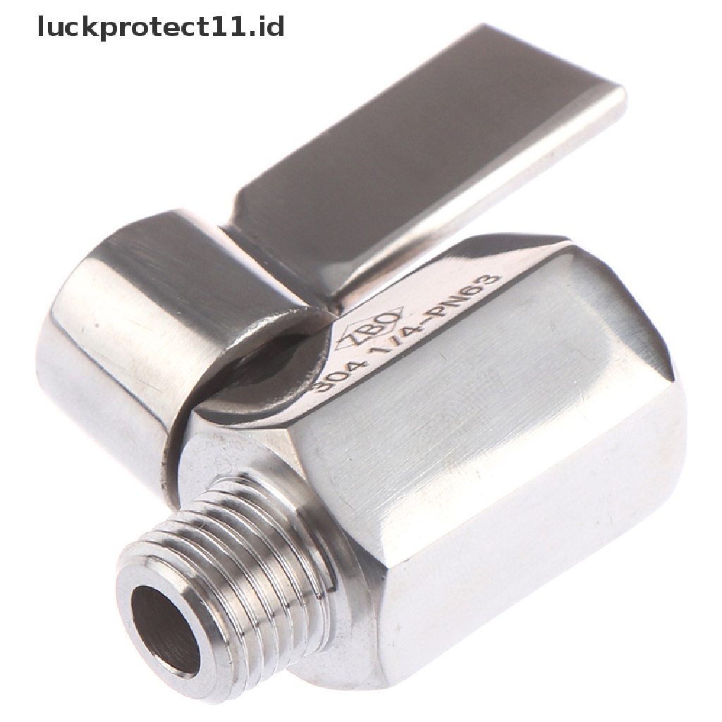 //HG&amp;ID// Stainless Steel 304 Ball Valve 1/4&quot; Inch NPT Male X Female Small Mini Valve .