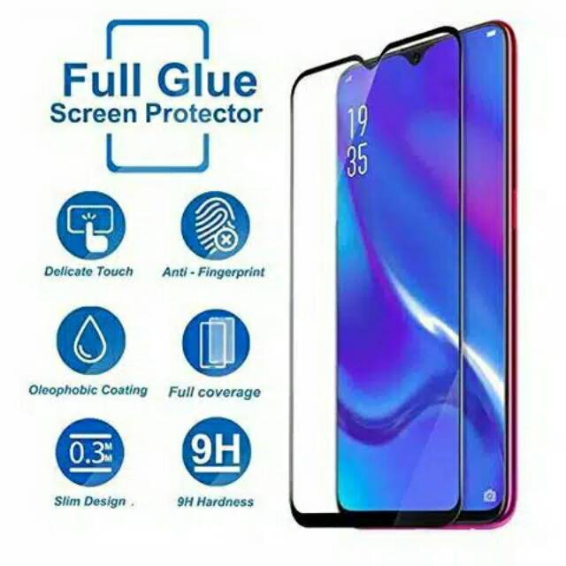 TEMPERED GLASS 9D FULL GLUE REDMINOTE 8 pro