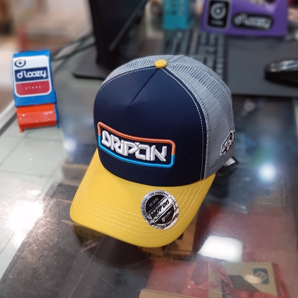 Drip On Topi Trucker Jaring Pria Dewasa Original DO013
