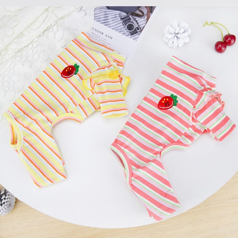 HYOLIN RUFFLE STRIPE PAJAMA