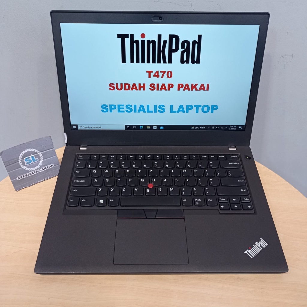 Laptop Bisnis Ultrabook Series Lenovo Thinkpad T440 T450 T60 I5 RAM 8GB SSD 512GB