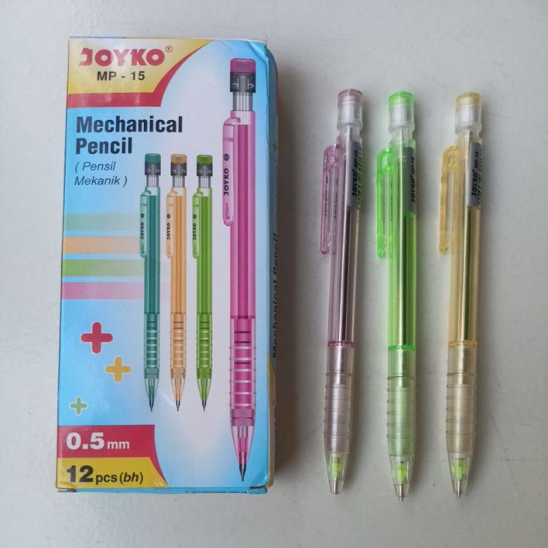

1 Pcs Pensil Mekanik Joyko MP-15 Mechanical Pencil 0,05 mm