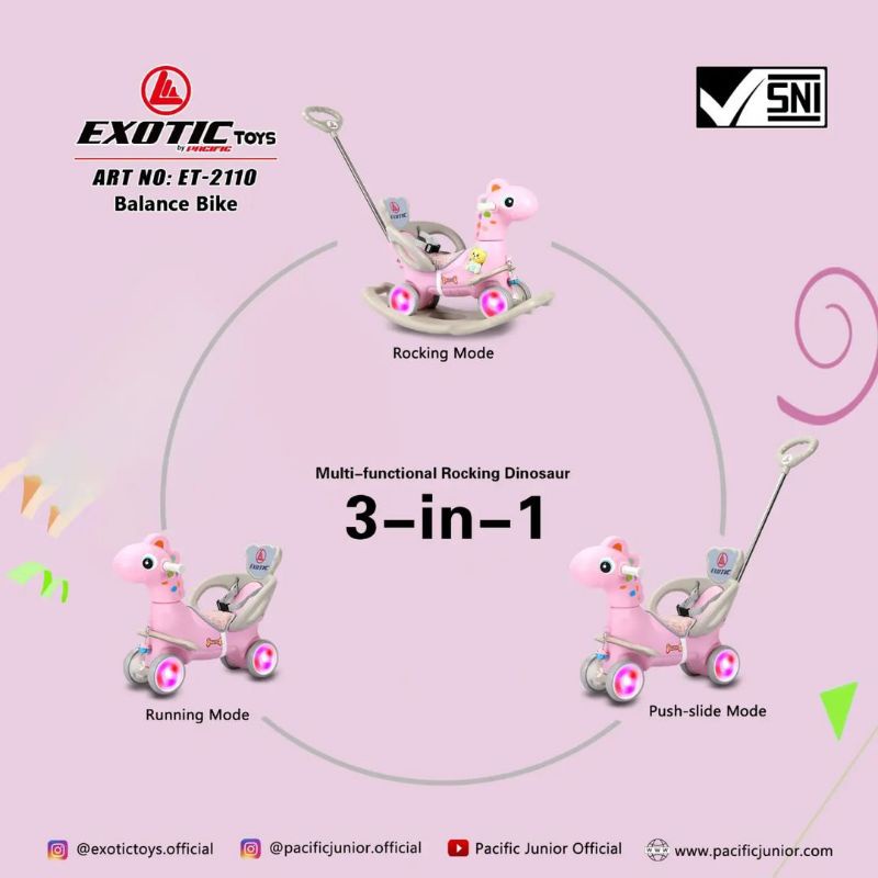 Mainan anak kuda - kudaan Exotic ET-2108/ET-2110 Model Kuda/MOLION M1005/M1001/M1006