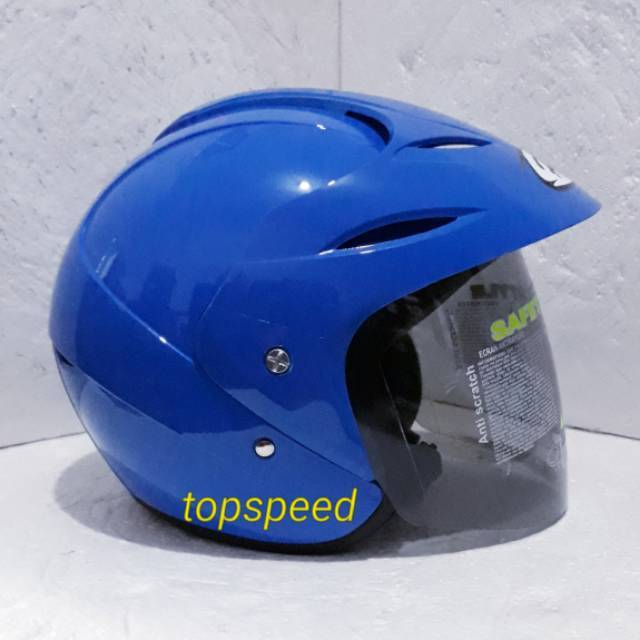 Helm murah Hiu Nico biru al