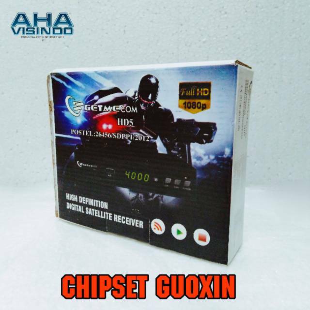 Receiver Parabola merk Getmecom HD5 Guoxin