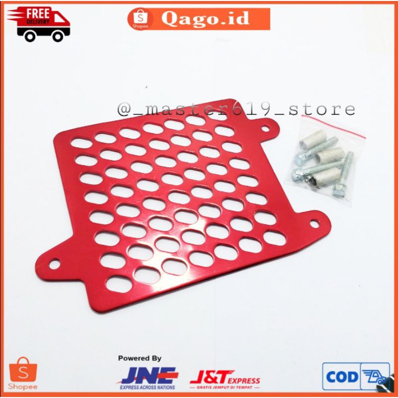 Cover radiator vario 150 / pcx warna merah