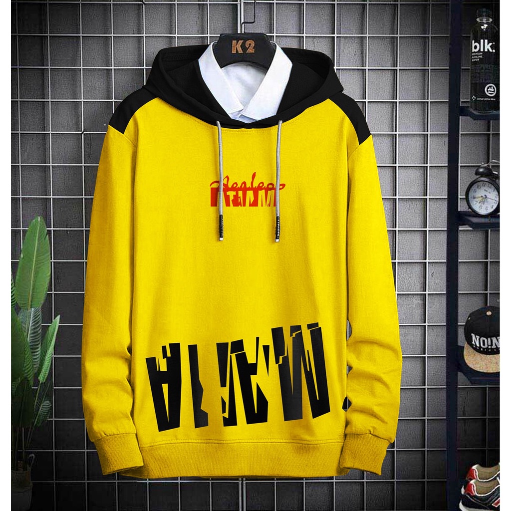 HOODIE MALLA KOMBINASI FLEEECE/HOODIE DEWASA - A5GARD88