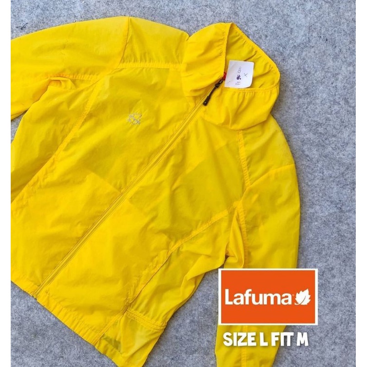 Jaket Running Lafuma Original Outdoor Waterproof Yellow